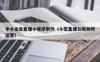 黄冈中小企业直播小程序制作（小型直播公司如何运营）